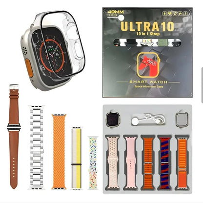 Ultra 10 with 10 straps smartwatch