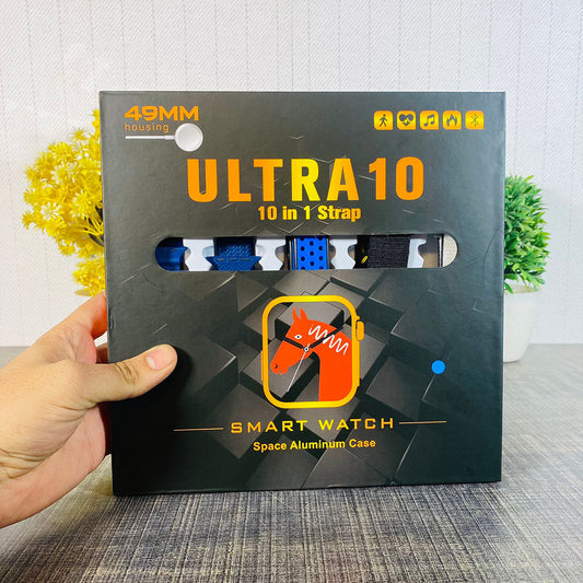 Ultra 10 with 10 straps smartwatch