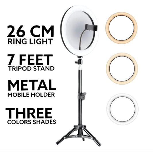 26cm ringlight with 7 Feet stand