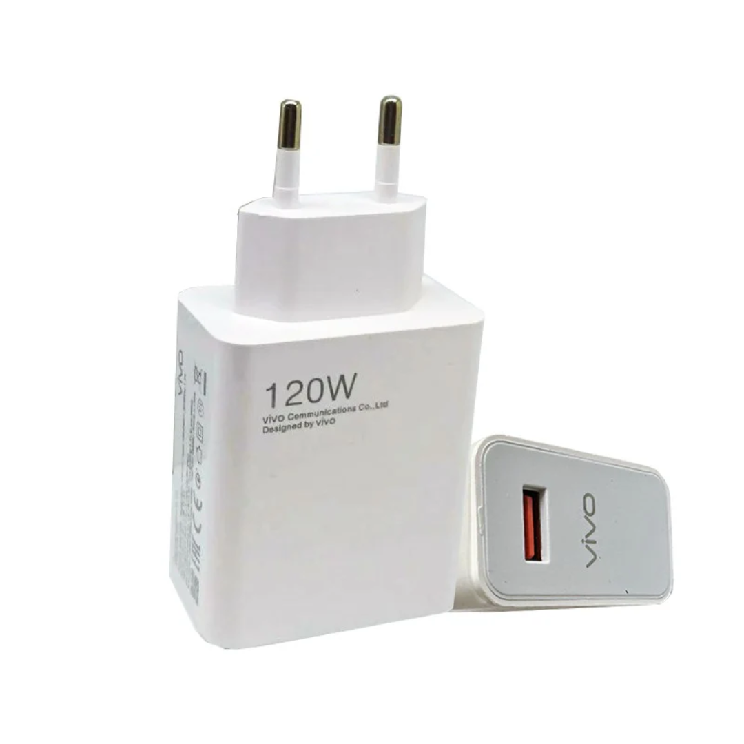 Vivo 120W Mobile Charger with cable type c and micro usb