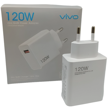 Vivo 120W Mobile Charger with cable type c and micro usb